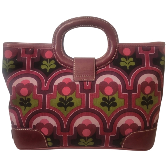 Vintage Isabella Fiore Y2K Floral Hand Beaded Satchel - Picture 8 of 14